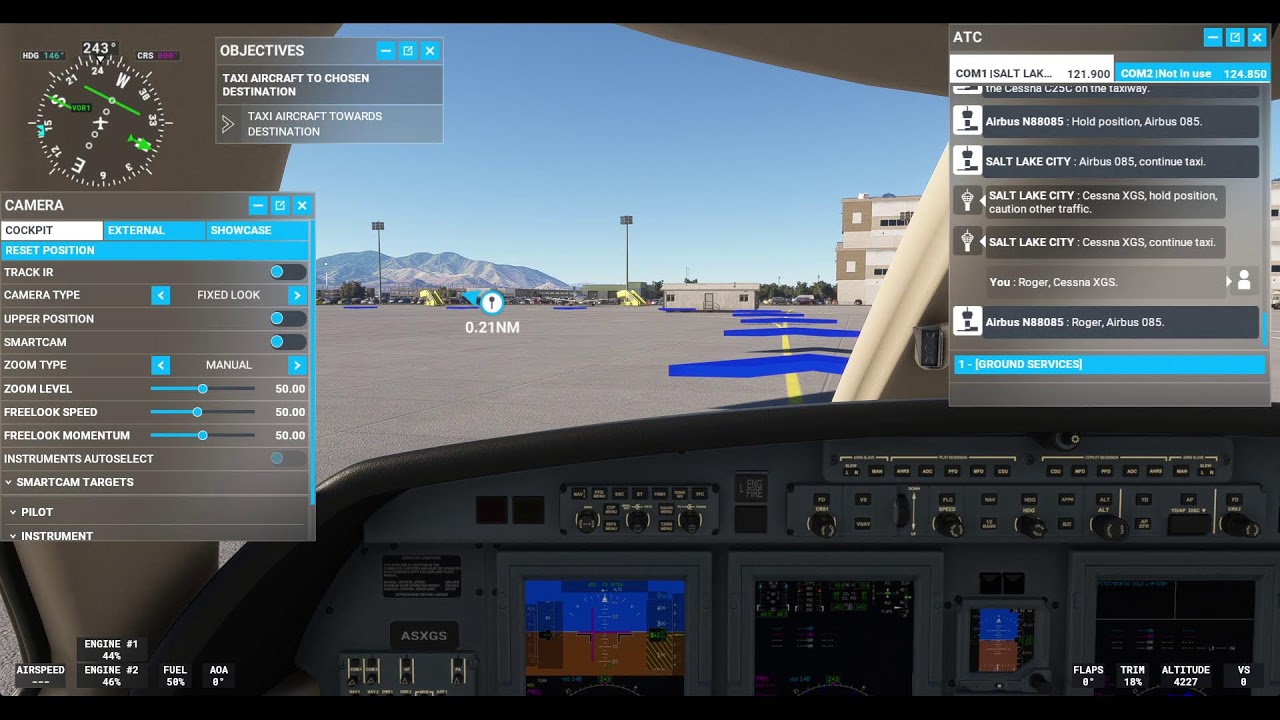 Microsoft Flight Simulator| doing a 20 minute flight then doing free flight