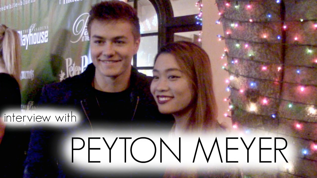 Interview with Peyton Meyer at the Opening Night of Peter Pan & Tinkerbell: A Pirate Christmas