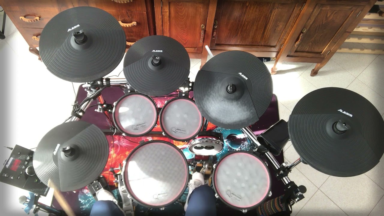 Billy Idol - Flesh for fantasy LIVE (HQ) - Drumcover by DragDrummer - Alesis CrimsonII