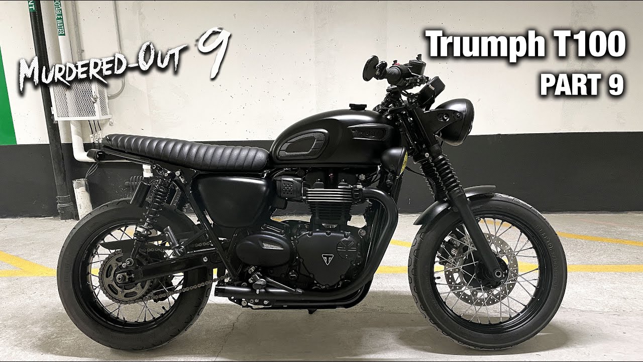 The Murder of my Triumph Bonneville T100 Black - Part 9