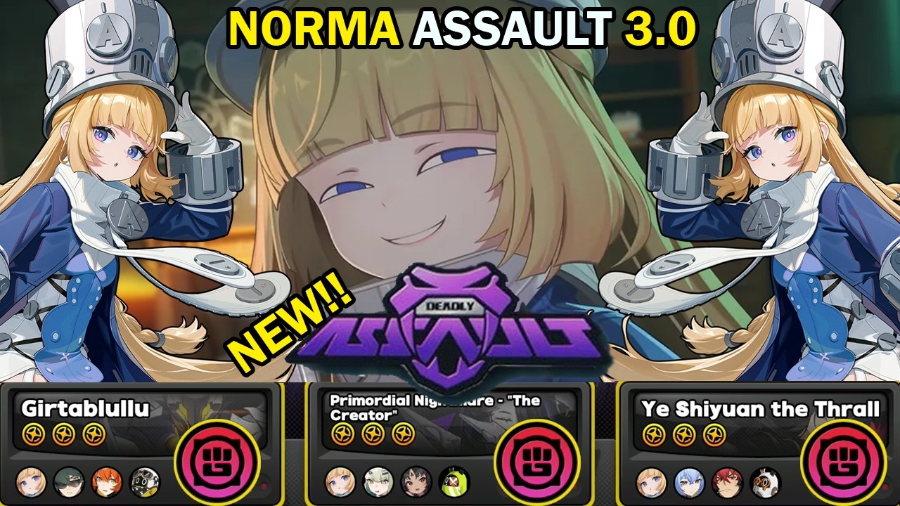 M0W0 Norma Teams Showcase! | NEW Deadly Assault 9 Star Clear | Zenless Zone Zero ZZZ 3.0【ゼンゼロ】