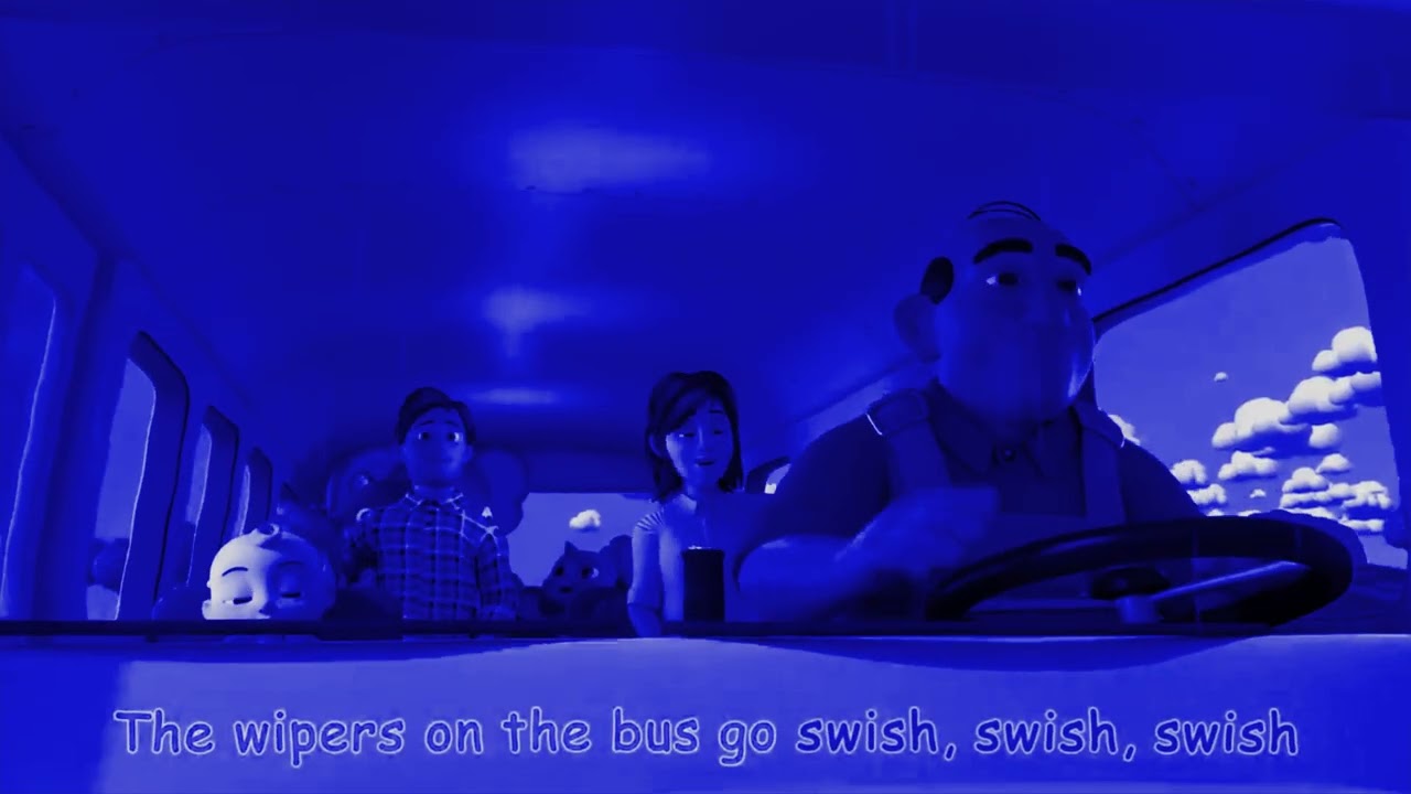 The wipers on the bus go swish swish swish ( Colors and Effects )