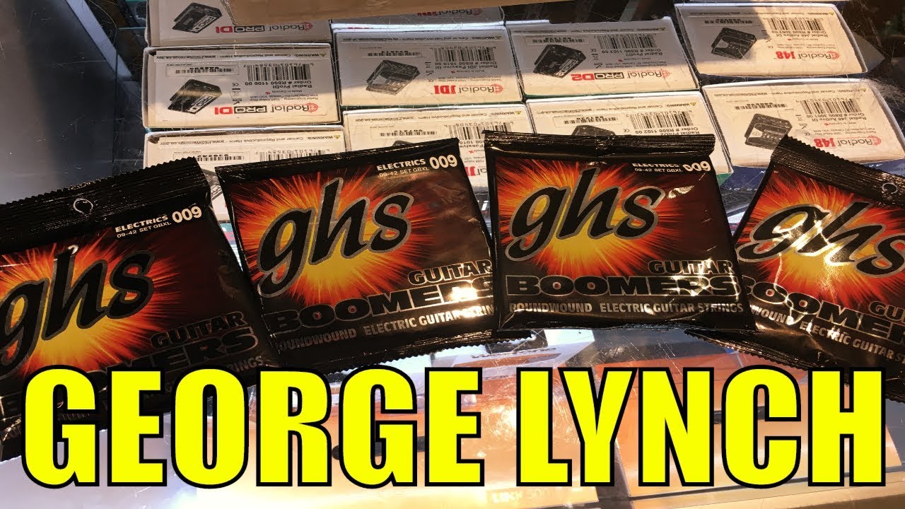 George Lynch | GHS Boomers Electric Guitar Strings | George Lynch Plays Them
