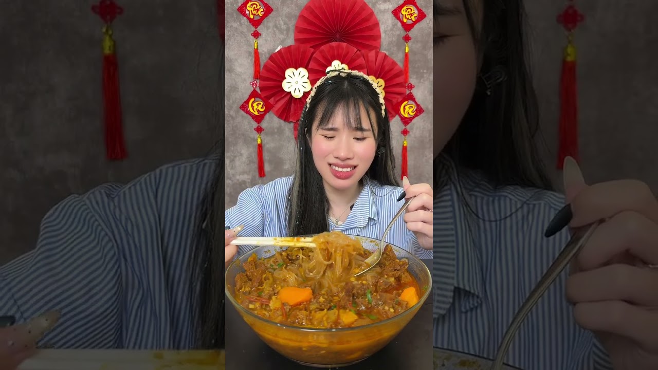 Mukbang tô hủ tiếu bò kho 4kg