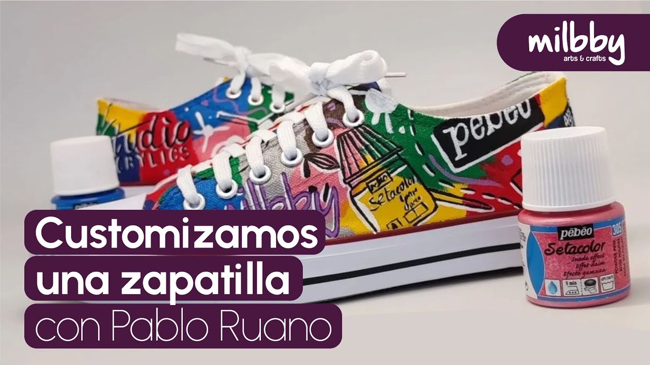 Cómo pintar tus zapatillas converse con PABLO RUANO | Milbby