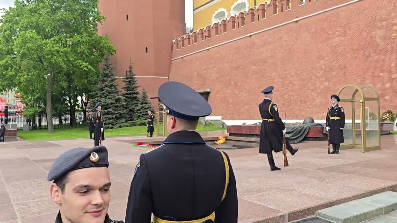 Changing of the Guard, Tomb of the Unknown Soldier, Moscow Kremlin, May 2025