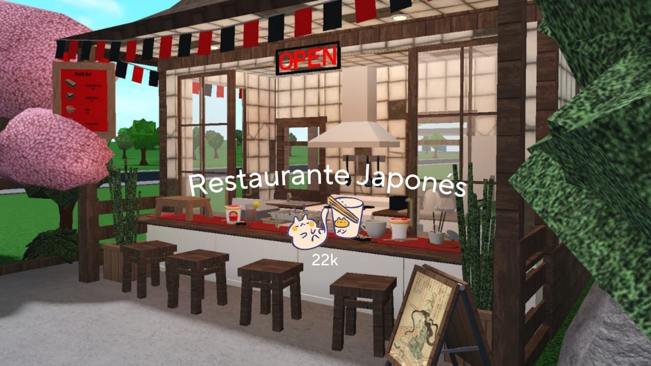 ♡🍙Restaurante Japones🍜🌱♡ 22K (Bloxburg)
