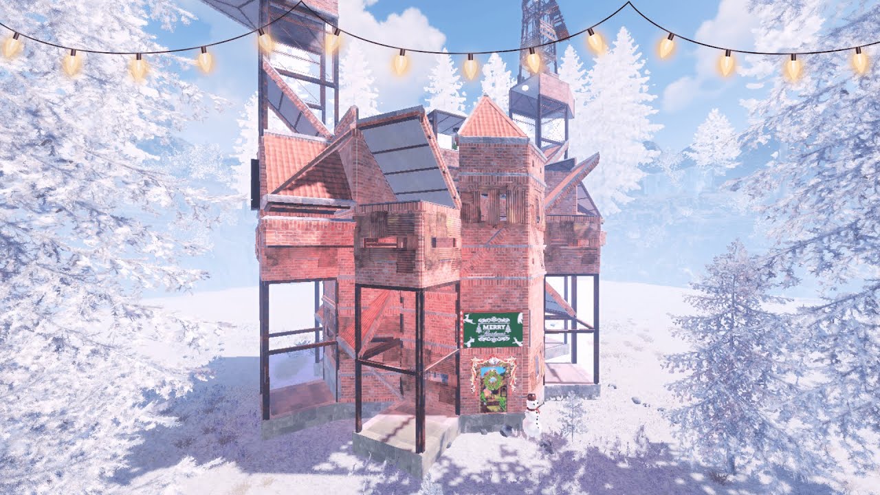 Christmas Hut - DEFENDABLE Star Shell (Rust Solo/Duo Base Design 2025)