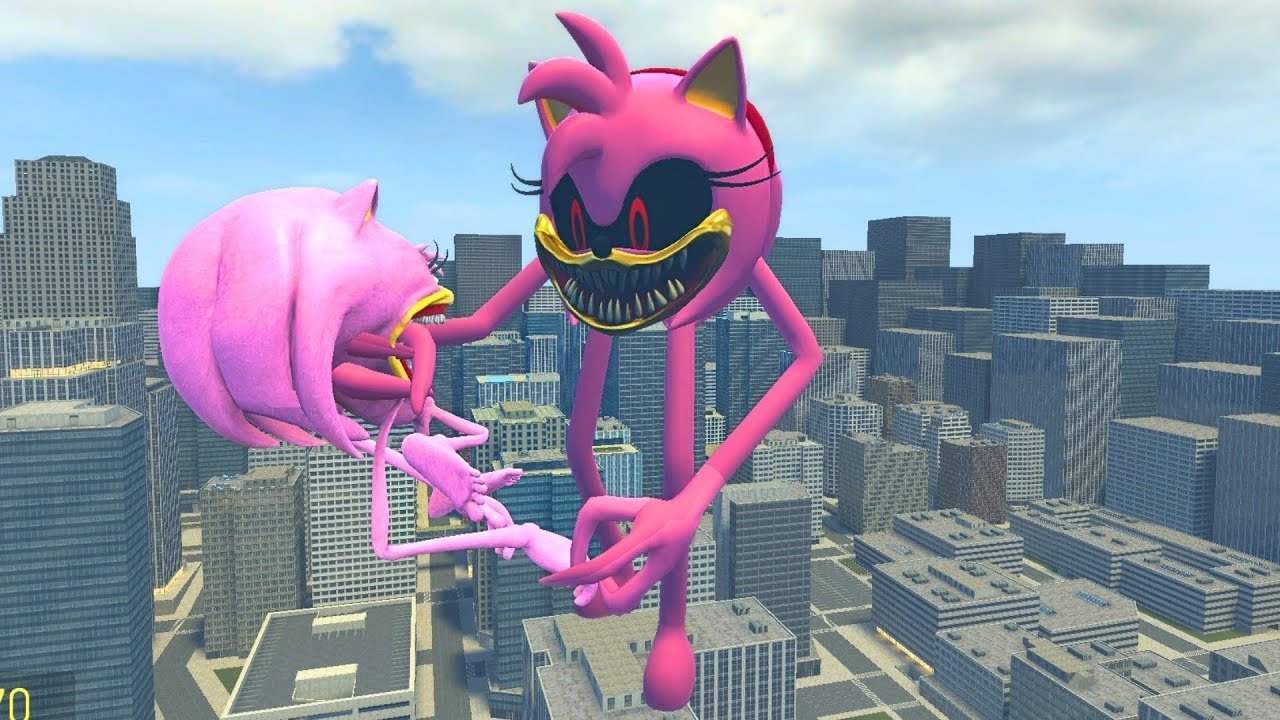 NEW AMY ROSE NIGHTMARE INNYUME SMILEY'S VS ALL SHIN SONIC TAPES AND OTHER in GMOD!