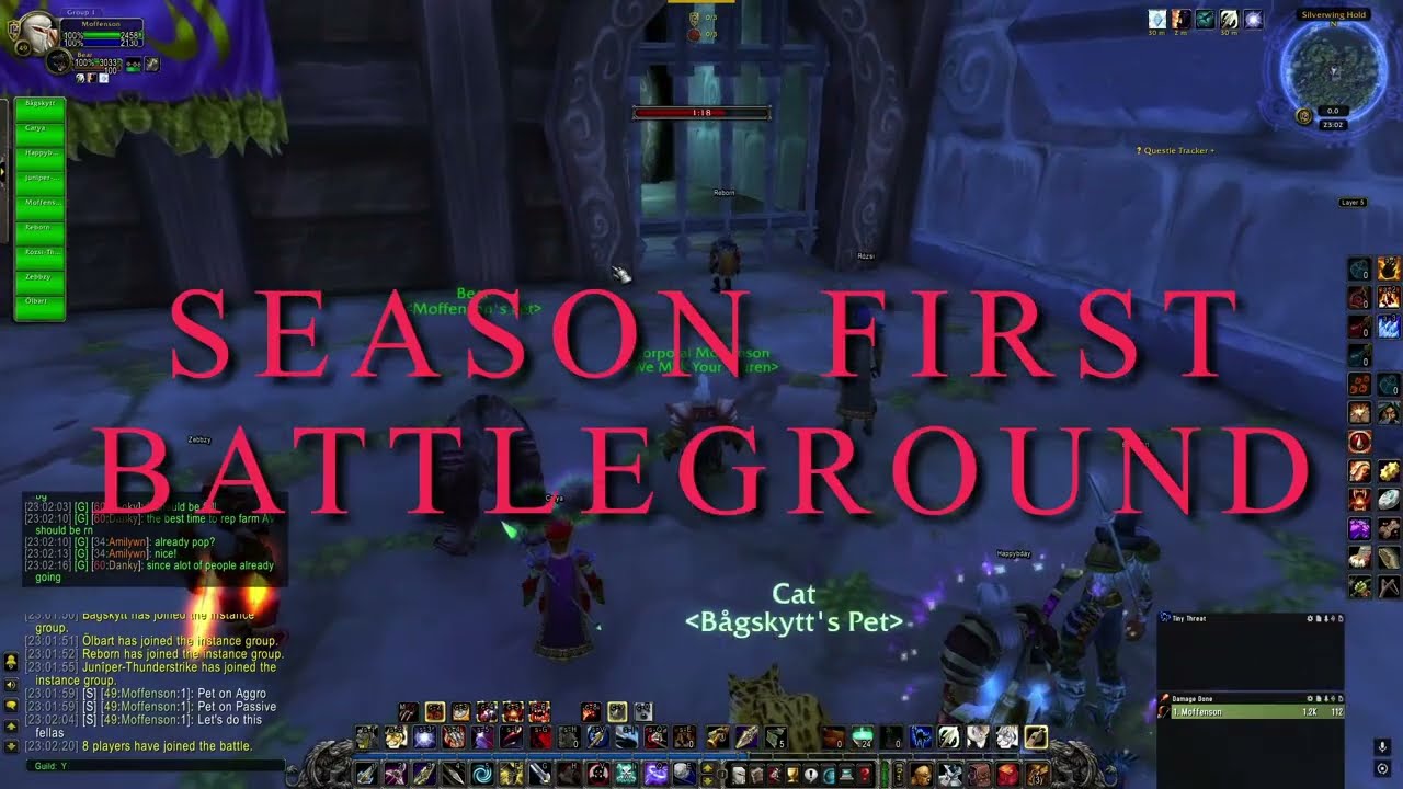 SEASON FIRST BATTLEGROUND WSG WORLD OF WARCRAFT HUNTER POV