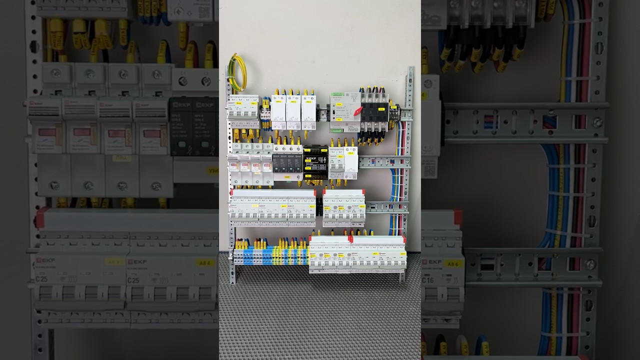 ✅I show how to connect a single-phase generator to a reversing switch in a three-phase panel #avr...