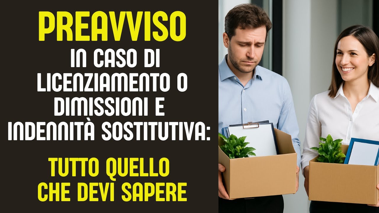 Preavviso per Licenziamento o Dimissioni e Indennità Sostitutiva: Tutto quello che devi Sapere