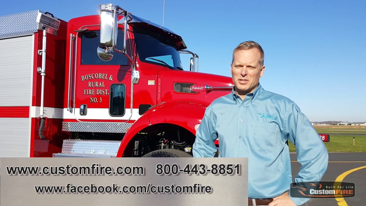 Tanker Pumper delivery by CustomFIRE