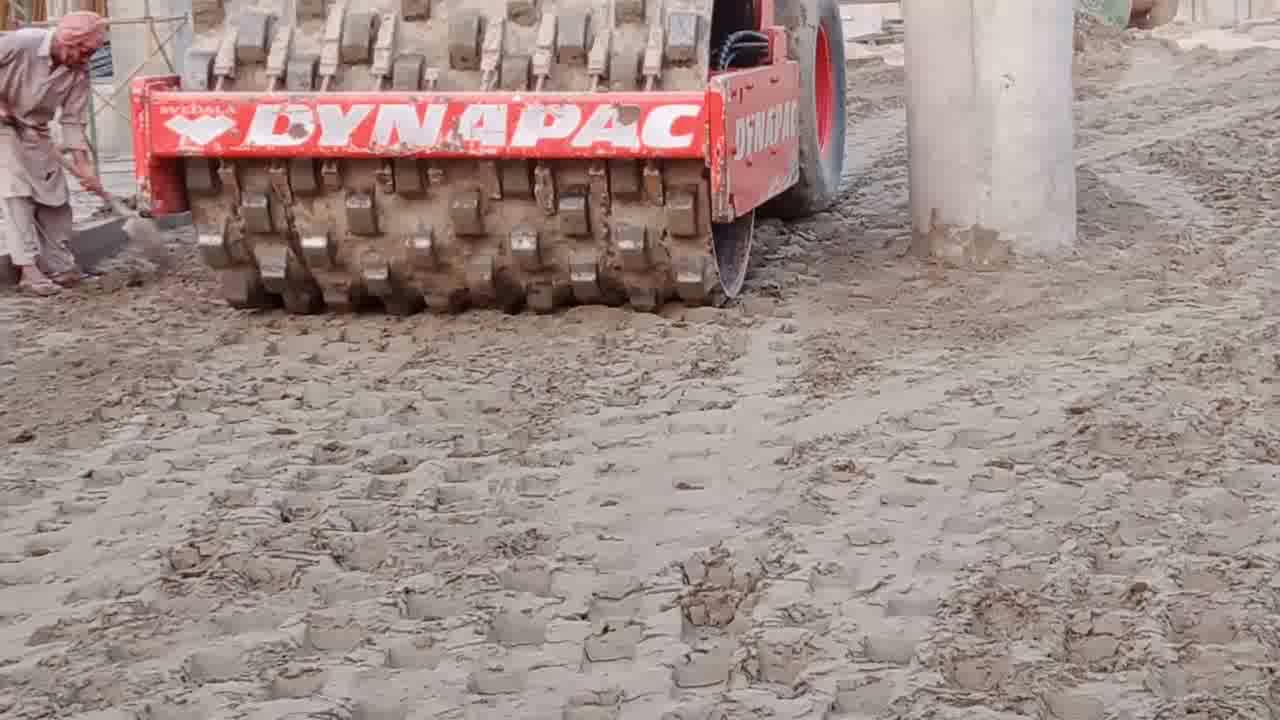 Sheep foot Roller using for soil compaction@RAAKEngineer