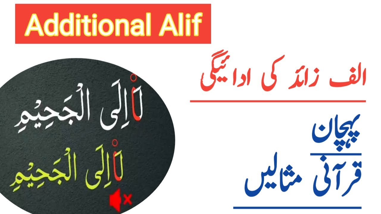 Alif zaid | Additional Alif in Detail  |Lesson _22#officialhrf