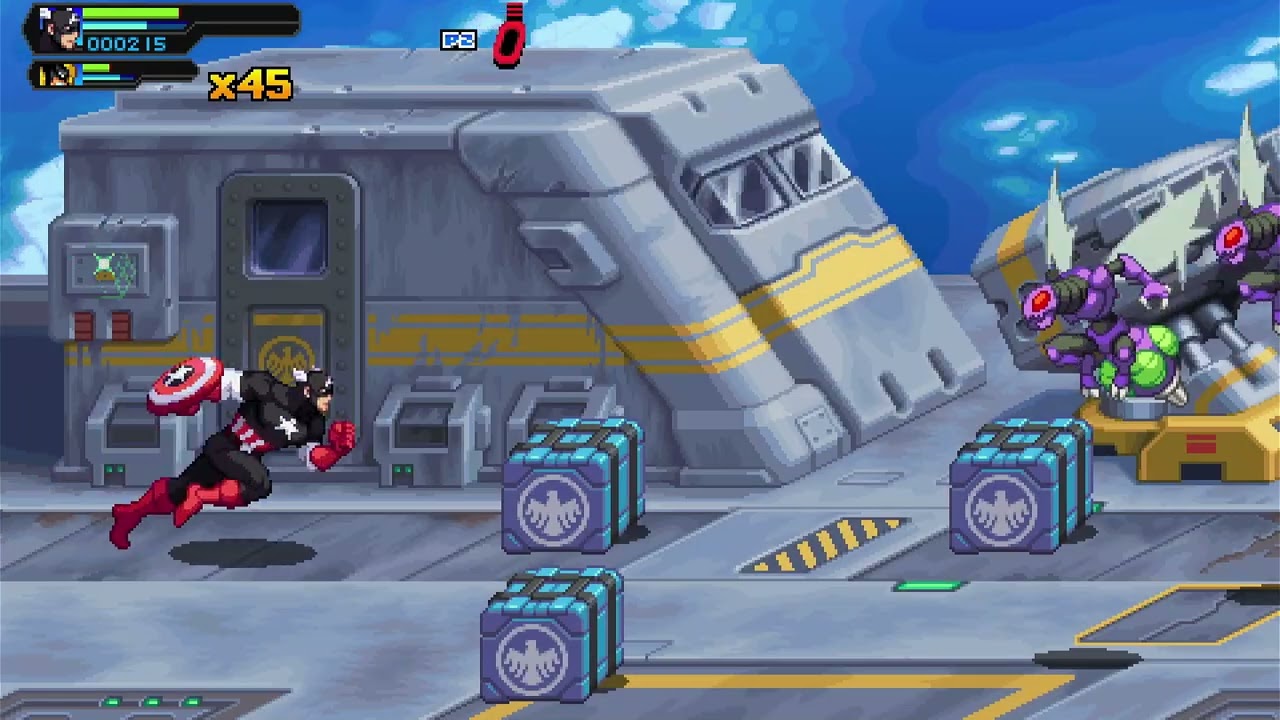 Marvel Cosmic Invasion Arcade (Hard) Captain America/Wolverine