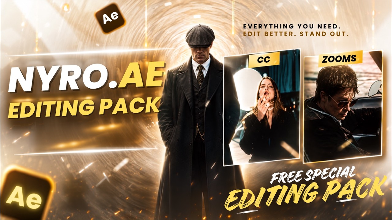 FREE After Effects Editing Pack! CCs, Zooms & MORE 👀