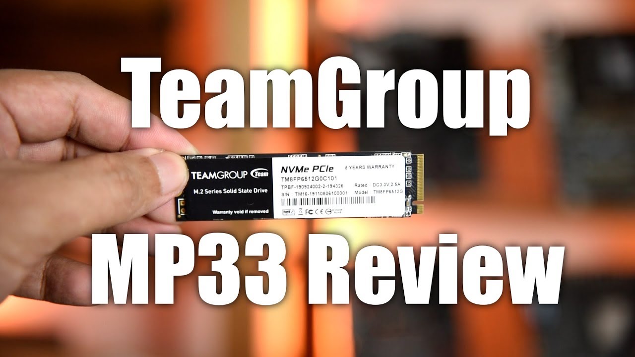 TeamGroup MP33 M.2 NVMe SSD  Review