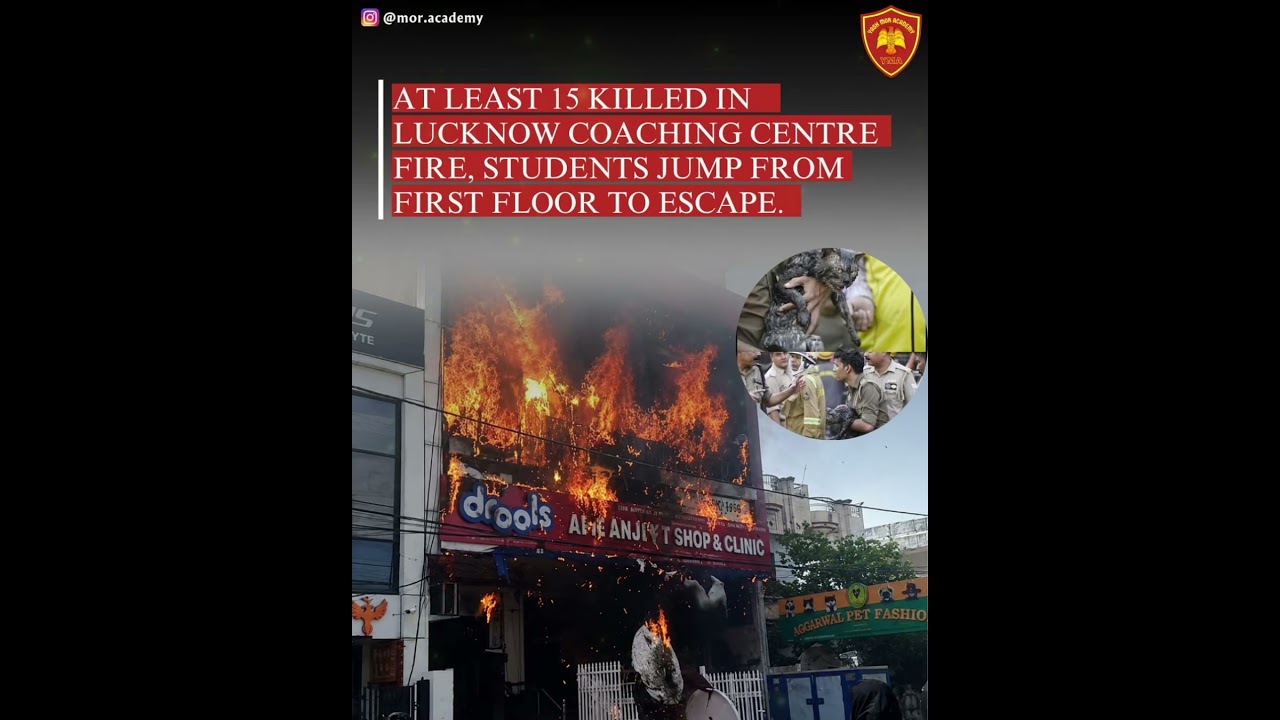 Lucknow Coaching Centre Fire Tragedy | 15 Dead, Students Jump From Building to Escape Flames