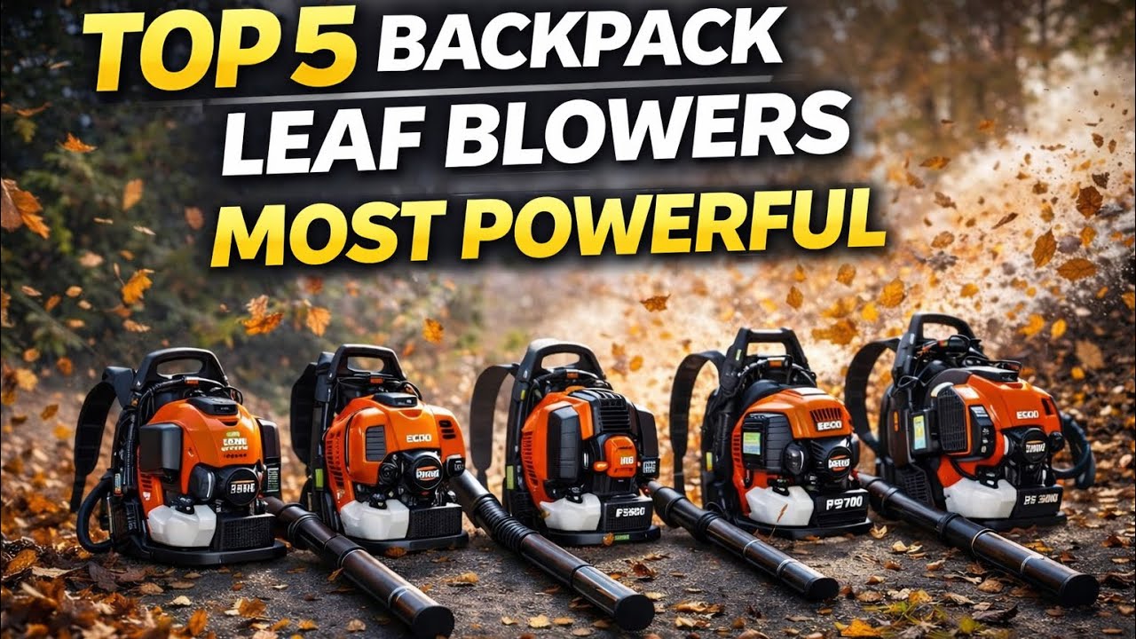 TOP 5 Most Powerful Backpack Leaf Blowers (Amazon) | The #1 is a Beast
