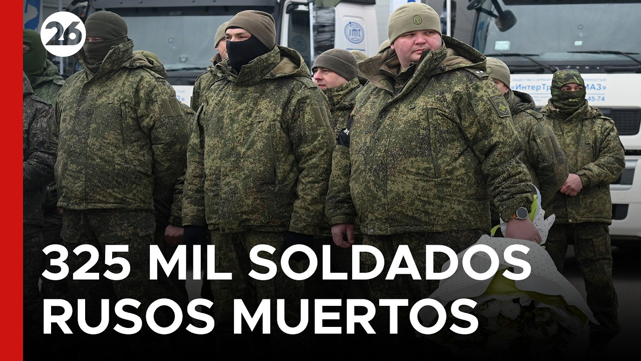 🇷🇺🇺🇦 EL COSTO HUMANO DE LA GUERRA | Rusia ha sufrido alrededor de 325.000 muertes de tropas