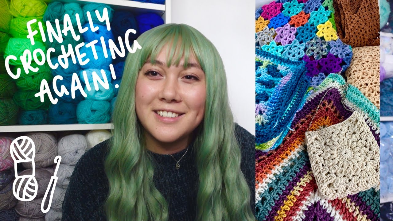 I'm back! Let's catch up on crochet projects