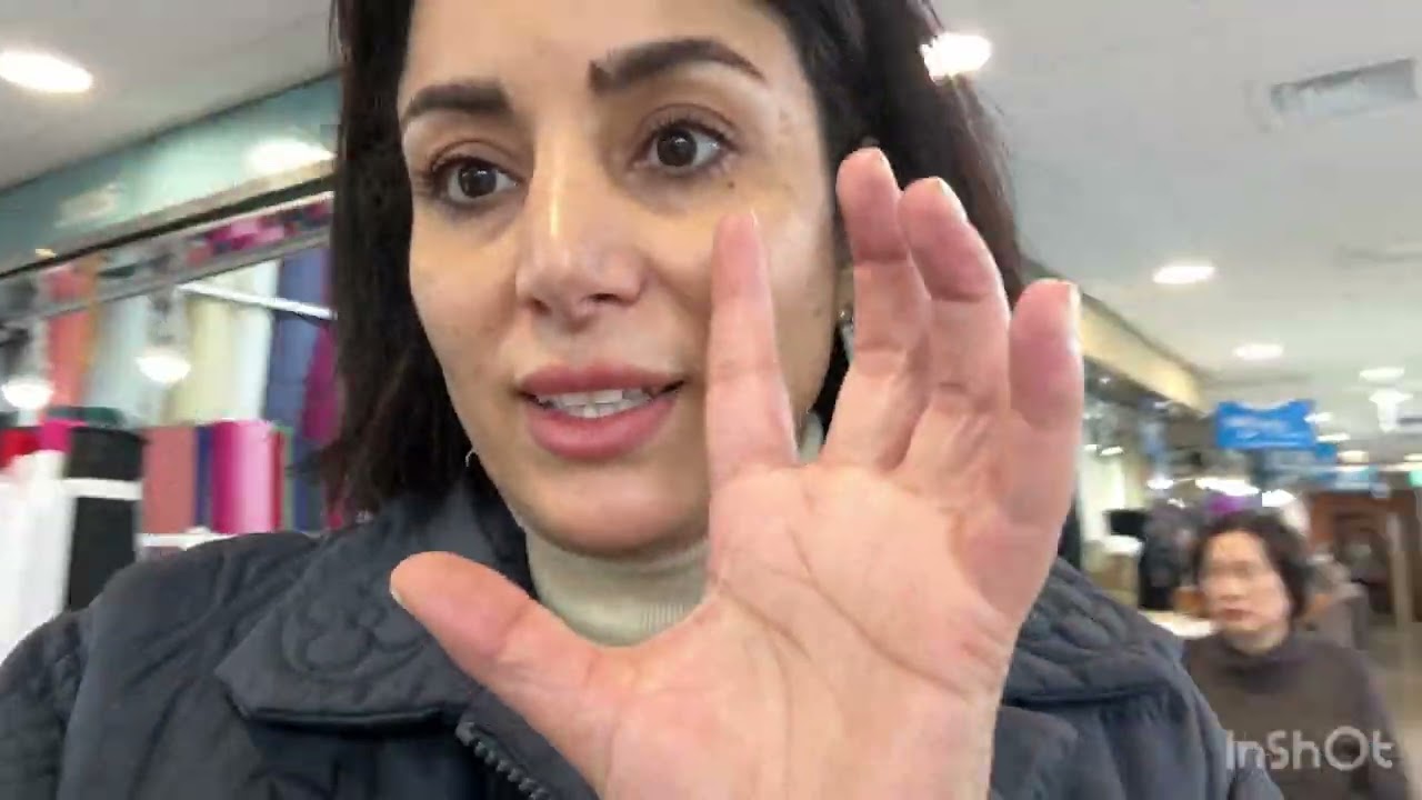 شريت لحرير لماما باش تصايب جلابة من كوريا 