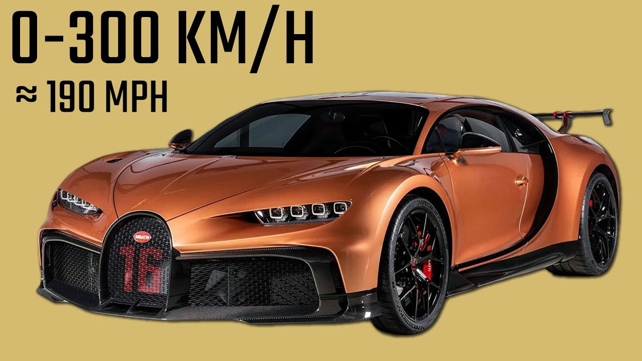 Bugatti Chiron - Acceleration in 7 Games