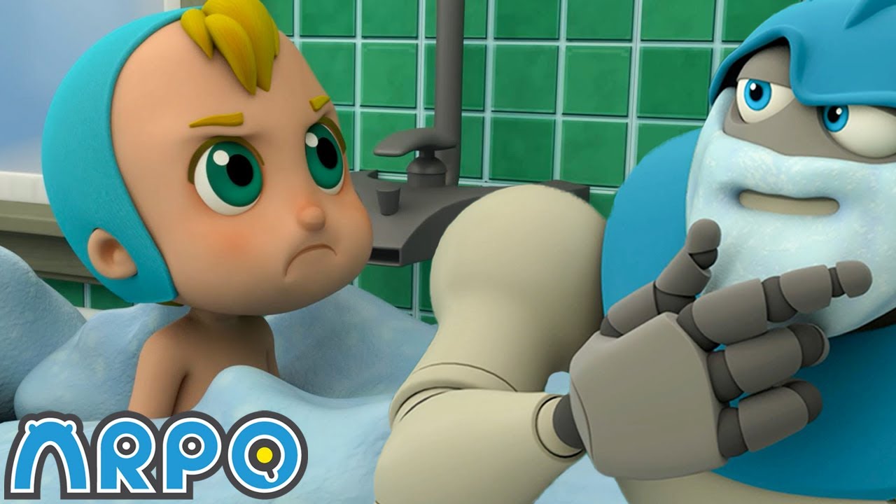 Daniel’s Bathtub Disaster! 🔥💦 |  ARPO The Robot | Funny Cartoons for Kids