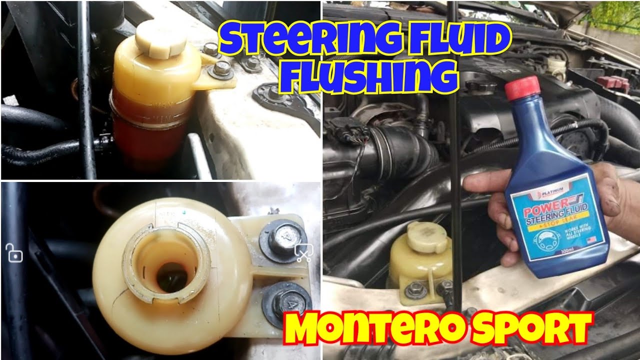 Power Steering Fluid Flushing | Paano Magpalit ng Steering Fluid | Montero Sport | #JulzGaragePh