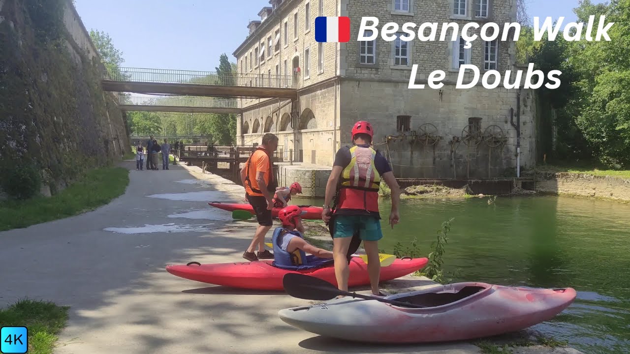Besan&ccedil;on Walk (Doubs River) France. 26/May/2023
