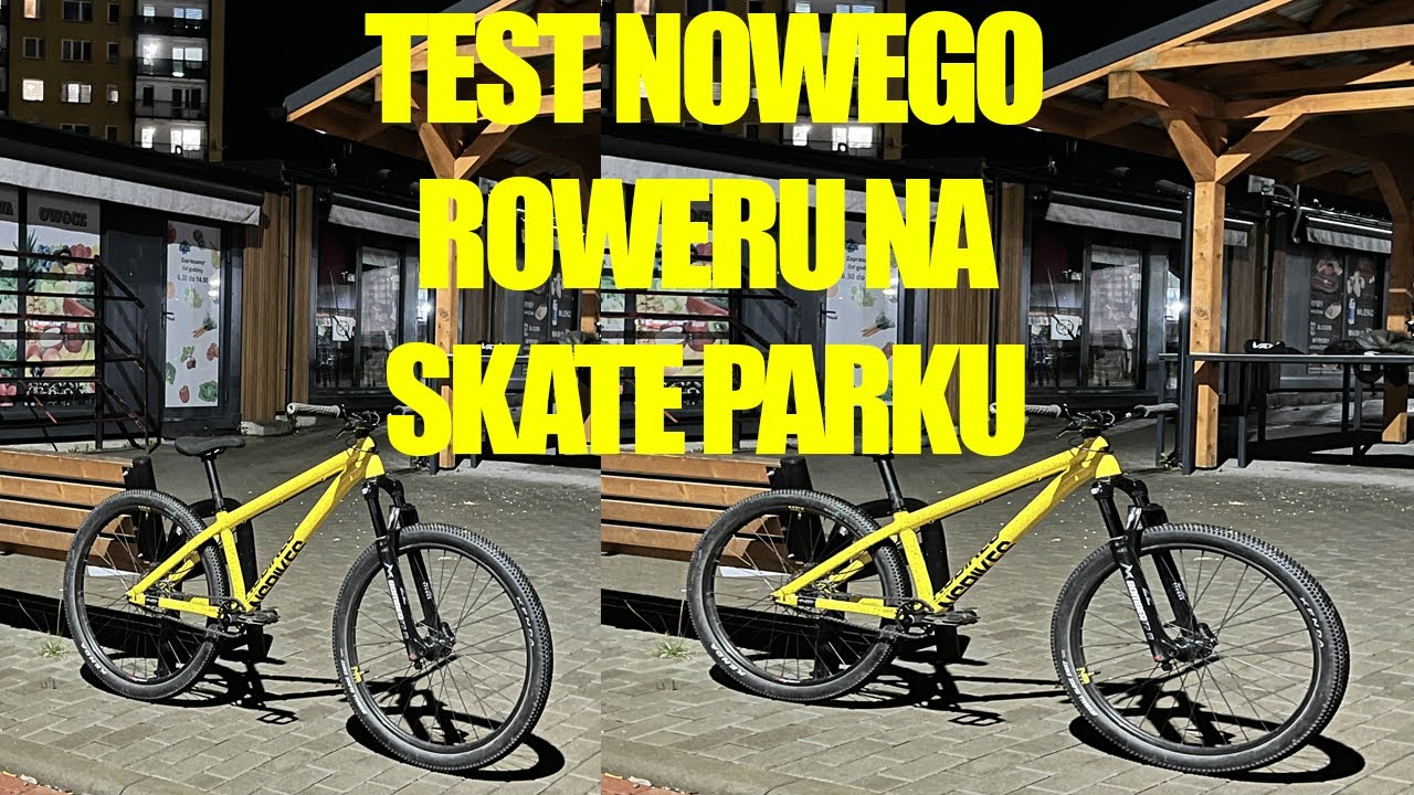 TEST NOWEGO ROWERU NA SKATE PARKU [ NS MOVEMENT 1 ]