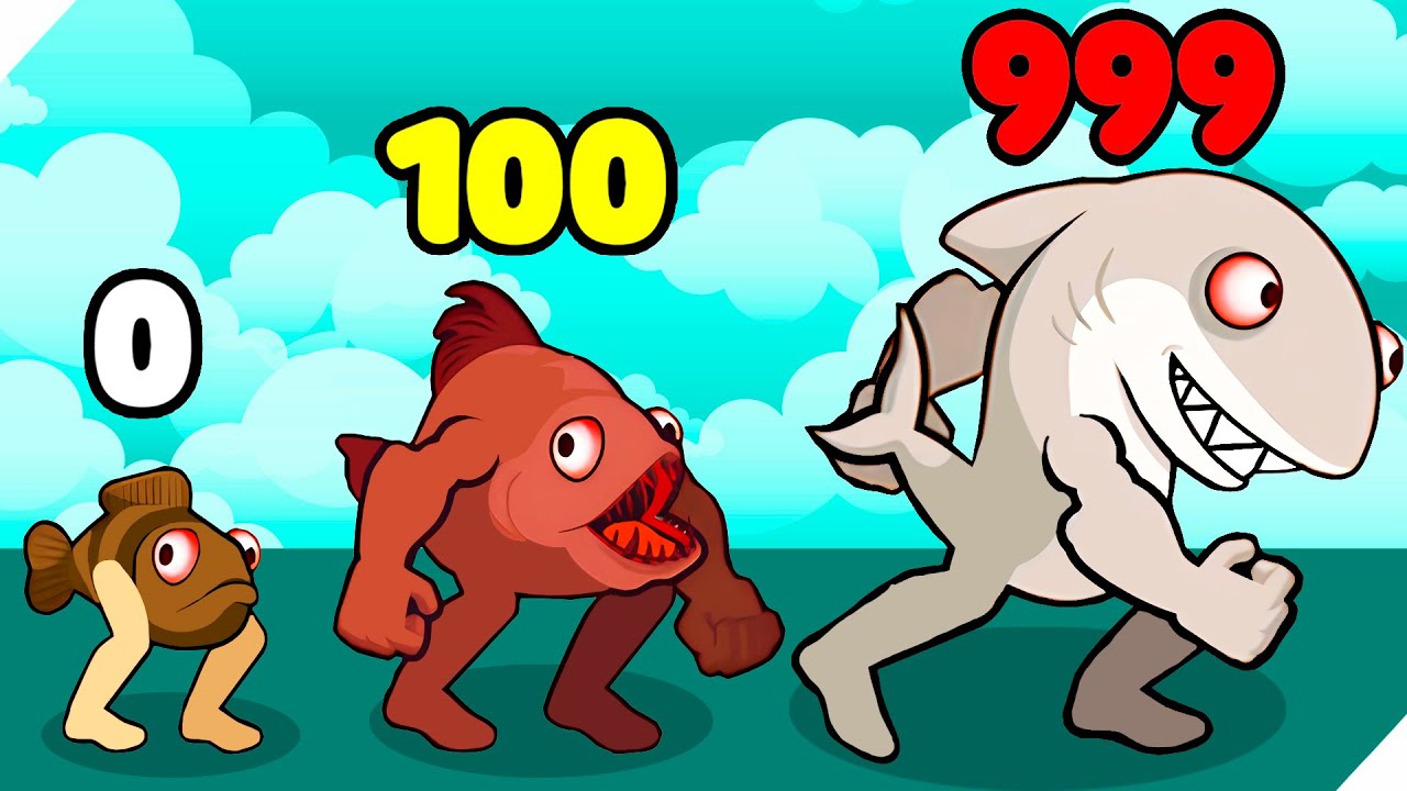 🌞ЭВОЛЮЦИЯ ВОИНОВ РЫБЫ ДЛЯ БИТВЫ! The Fish vs Grimaze Merge War