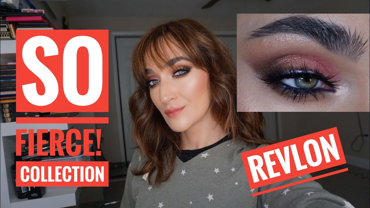 SO FIERCE! COLLECTION BY REVLON | SWATCHES | MAKEUP LOOK USING TANTRUM PALETTE | PENCIL TECHNIQUE
