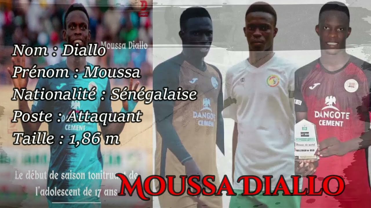 Moussa Diallo⚽ Attaquant