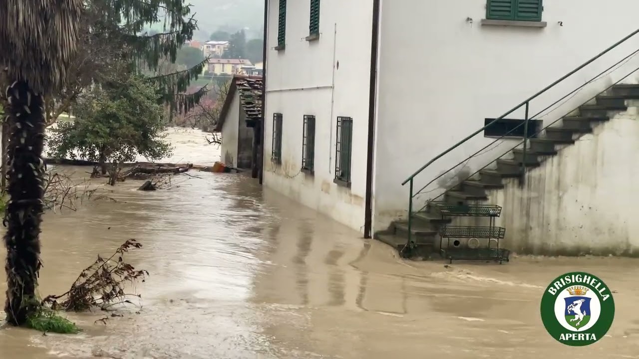 Alluvione 14 3 25 - MALTEMPO A BRISIGHELLA: ANCORA UNA VOLTA ALLAGAMENTI  PER LA PIENA DEL LAMONE
