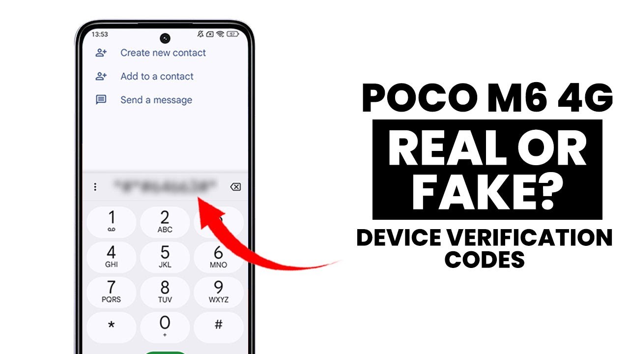[Secret Codes] How to Check if Poco M6 4G Is Original or Fake?