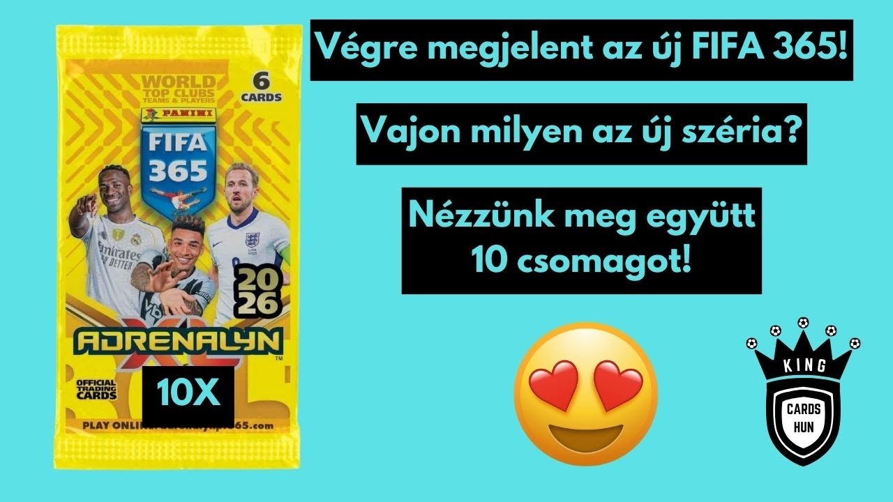 Végre megjelent az új FIFA 365 2026! Bontsunk ki együtt 10 csomagot! Nézzük meg az új szériát!