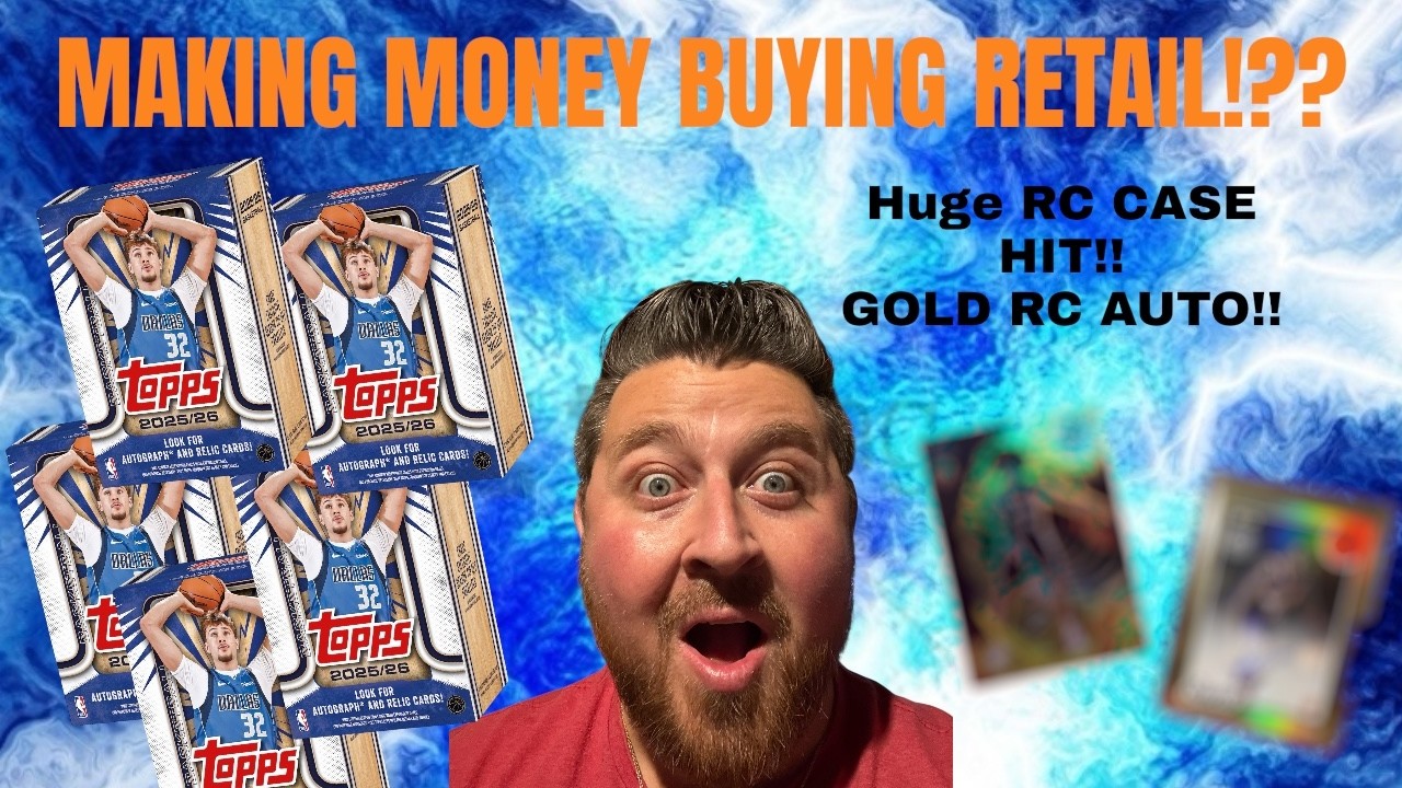 Making MONEY Buying Retail!!?? Topps Flagship Basketball 2025 // CASE HIT!!! GOLD RC AUTO!!!