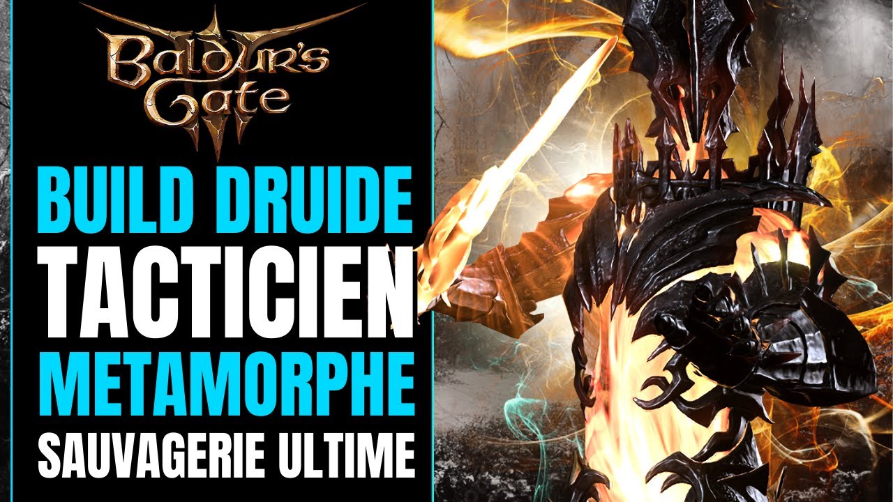Baldur's Gate 3 Build Druide : METAMORPHE & FORME SAUVAGE Ultime | Halsin Druide Multiclasse FR
