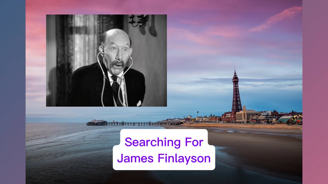 James Finlayson on the Comedy Carpet, Blackpool