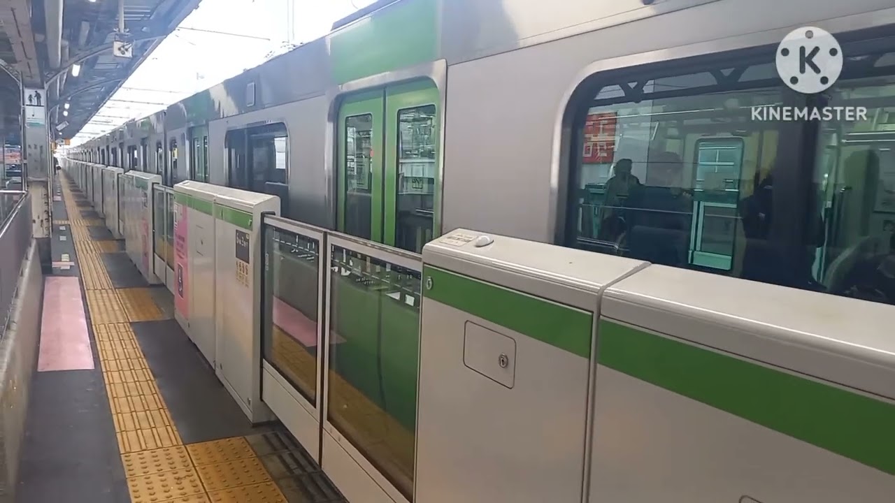 【東京駅と同じ発車メロディー】山手線御徒町駅で発着シーンを撮影