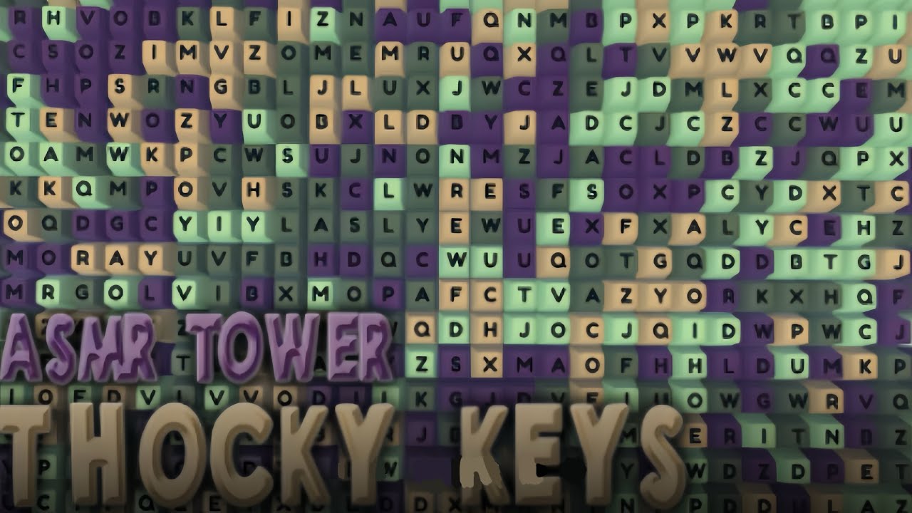 Keyboard ASMR Tower Obby ~ Roblox gameplay