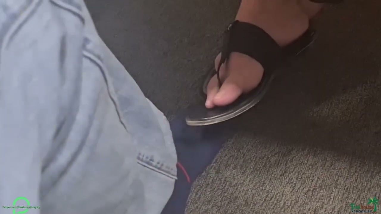 Spanish White Girl Shaking in Sandals