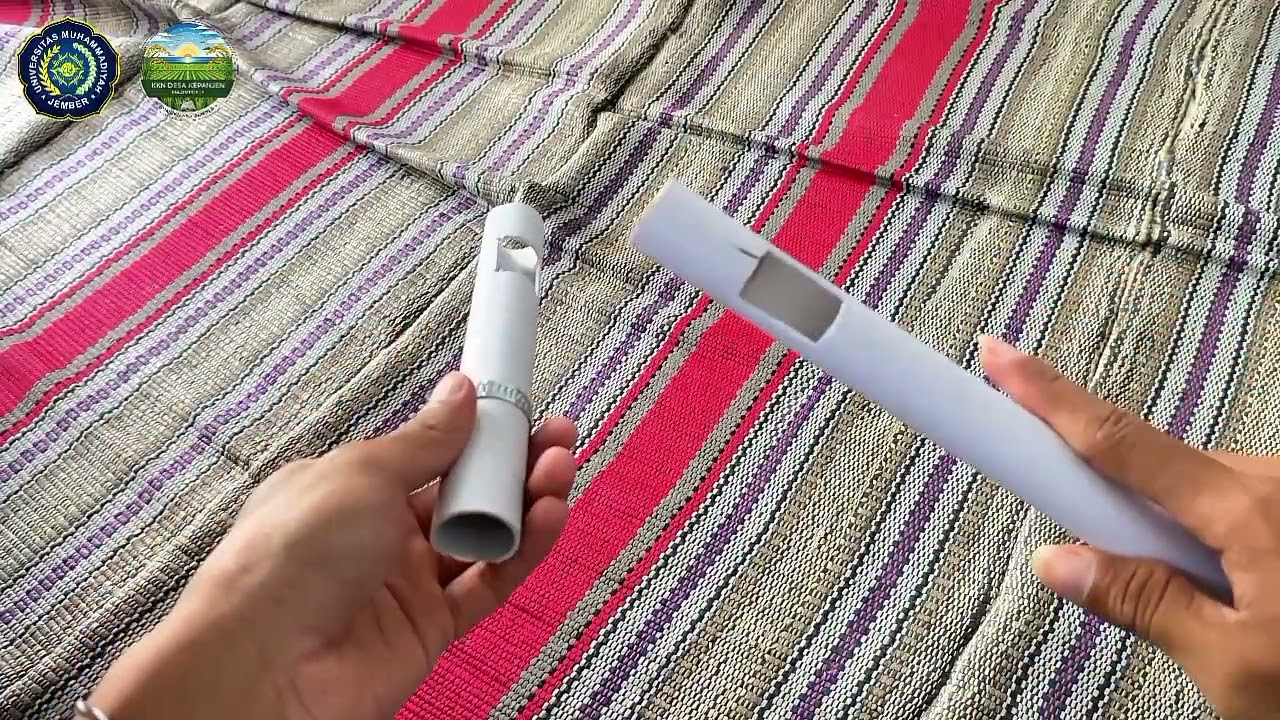 TUTORIAL INVOVASI PEMBUATAN ALAT PENABUR PUPUK KKN TEMATIK KELOMPOK 17 UNMUH JEMBER