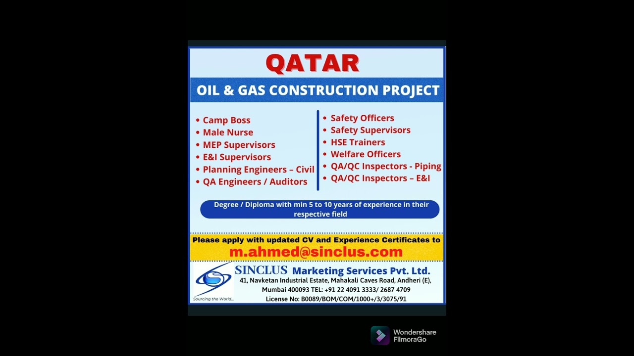 Oil and Gas construction Projects Qatar 04 January 2022
