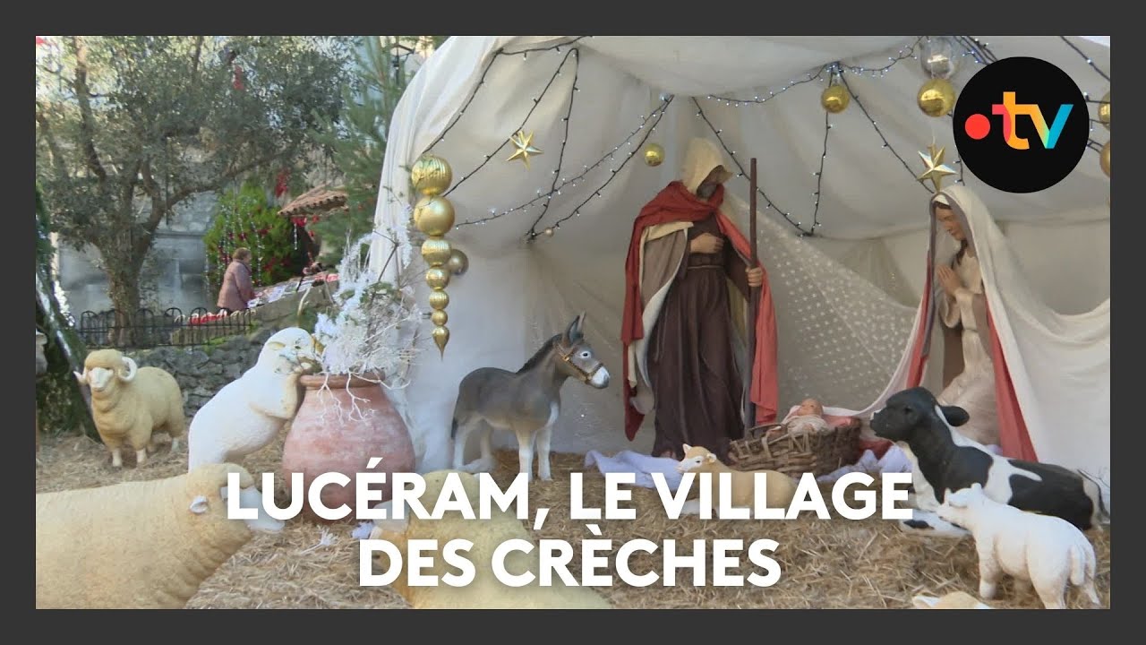 Le village des cr&egrave;ches de Luc&eacute;ram, une v&eacute;ritable tradition !