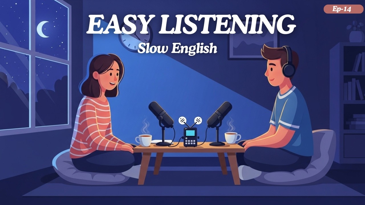 Relax and Improve Your English 🌙 | Easy English Listening Practice