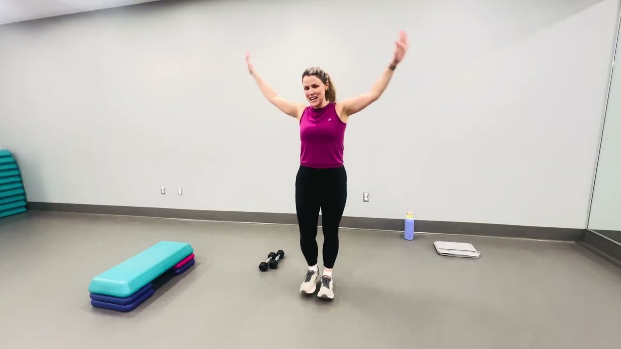 Échauffement + HIIT Step et poids (2026)