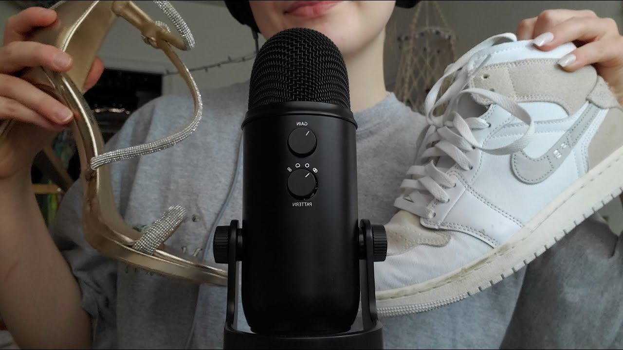 ASMR my sisters shoe collection👠